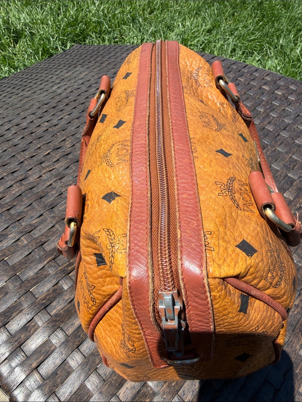 Vintage MCM Golf Collection Boston Bag [rare] - Picture 6 of 14